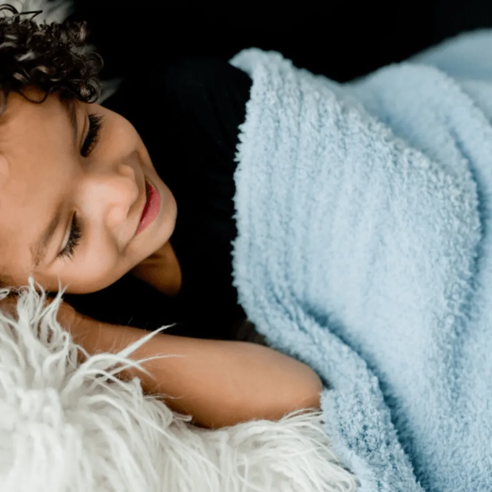 Light Blue Bamboni Blanket