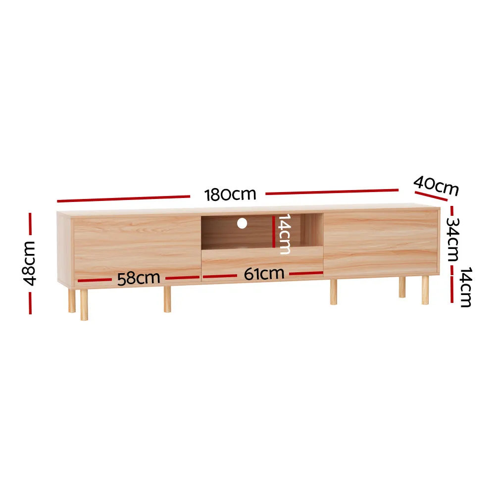 Lowline TV Unit w/ Storage, Drawers, Shelf - Artiss