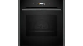 Neff B24CR71G0B N70 Built-in Electric Single Oven Graphite Grey