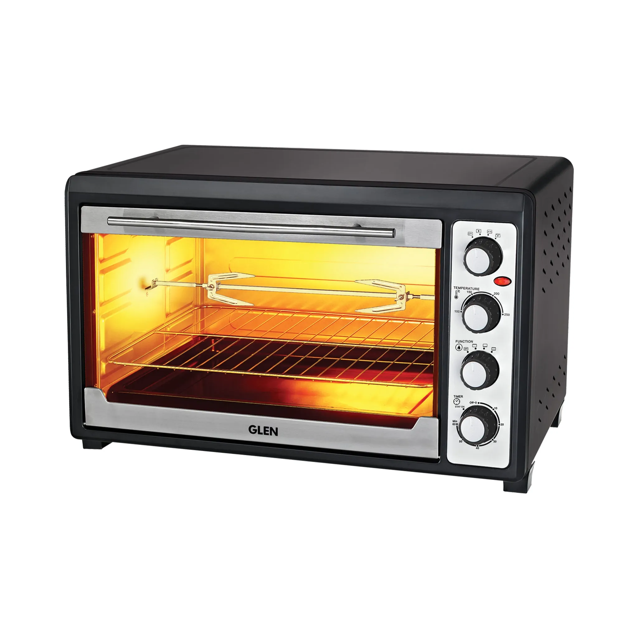 Oven Toaster Griller (OTG) -60 Litres, Rotisserie, Convection Fan, Capillary Thermostat, 2500W - Black (5060)