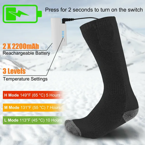 Rechargeable Heated Socks