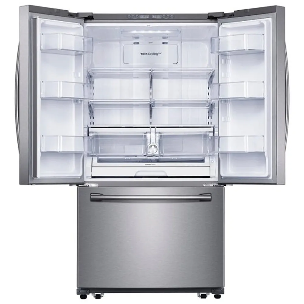 Samsung - 25.5 Cu. Ft. French Door Refrigerator with Filtered Ice Maker - Stainless steel