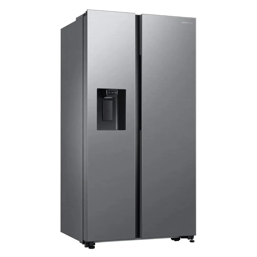 Samsung 617l Silver Side-By-Side Fridge - RS65DG54R3S9FA