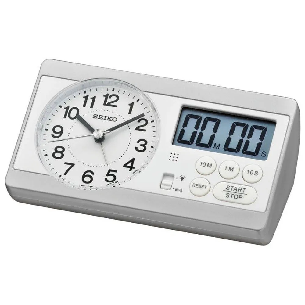 Seiko Alarm Clock with Timer QHE152