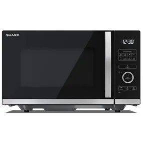 Sharp YC-QC254AU-B 25 Litres Flatbed Convection Oven Microwave with Grill Black