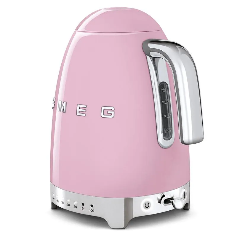 SMEG KLF04PKUK 50s Retro Style Jug Kettle Pink