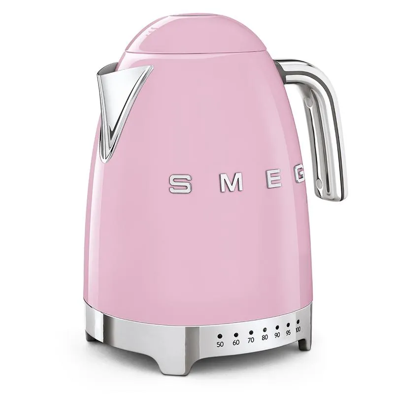 SMEG KLF04PKUK 50s Retro Style Jug Kettle Pink