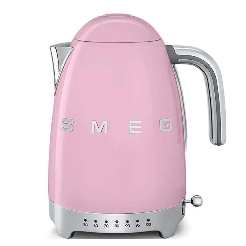 SMEG KLF04PKUK 50s Retro Style Jug Kettle Pink