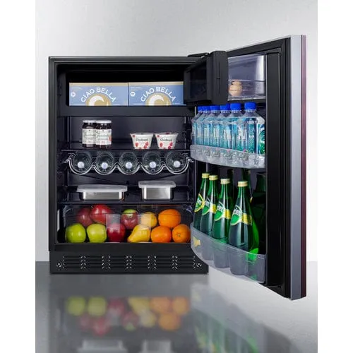 Summit 24" Panel Ready ADA Compliant Refrigerator-Freezer CT66BK2SSIFADA