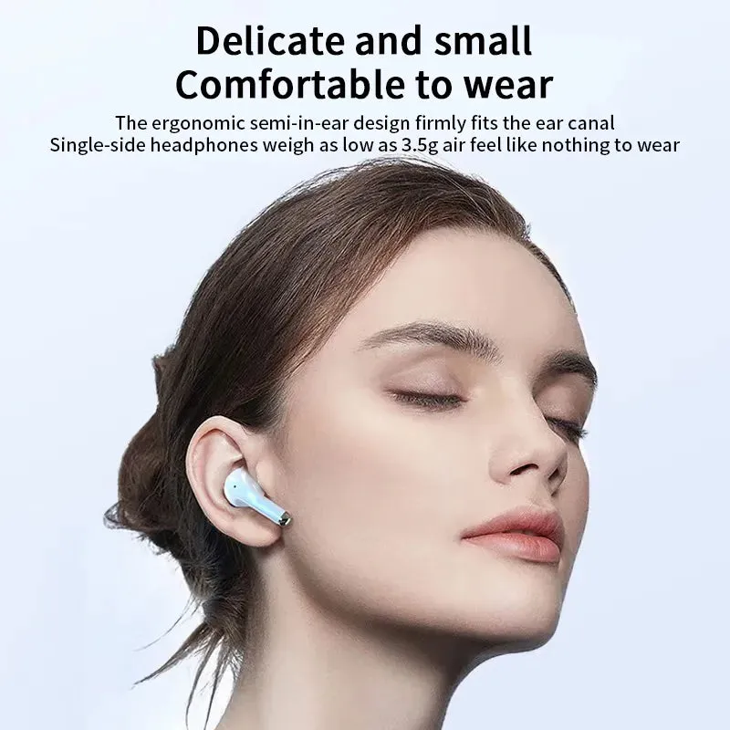 Wireless Ear Buds With Microphone for Work Computer